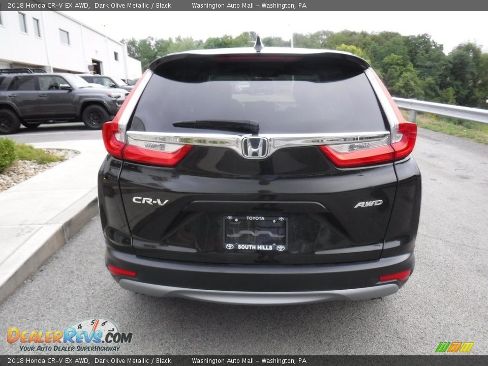 2018 Honda CR-V EX AWD Dark Olive Metallic / Black Photo #14