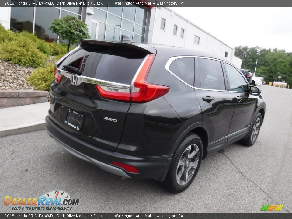 2018 Honda CR-V EX AWD Dark Olive Metallic / Black Photo #15