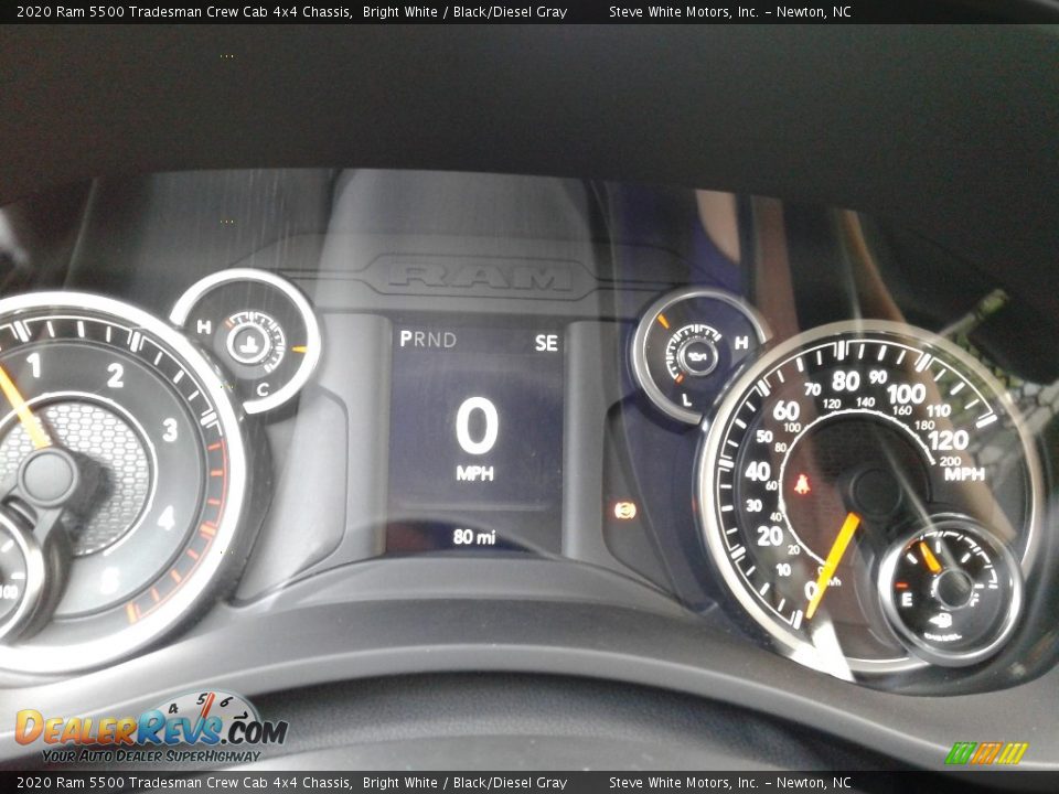 2020 Ram 5500 Tradesman Crew Cab 4x4 Chassis Bright White / Black/Diesel Gray Photo #21