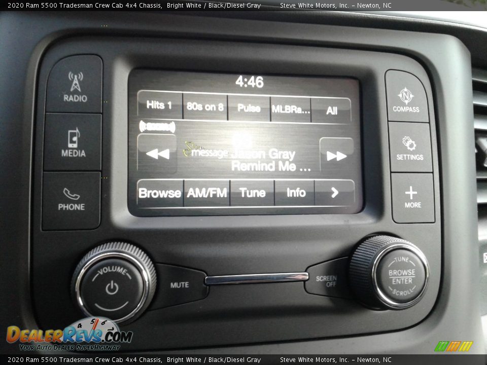2020 Ram 5500 Tradesman Crew Cab 4x4 Chassis Bright White / Black/Diesel Gray Photo #23