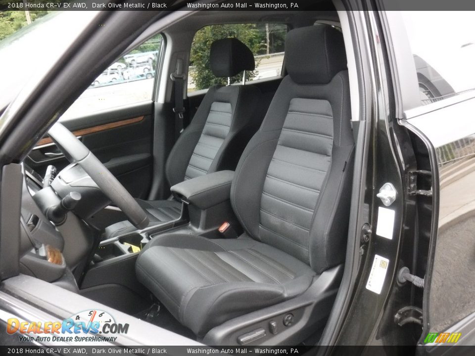 2018 Honda CR-V EX AWD Dark Olive Metallic / Black Photo #20