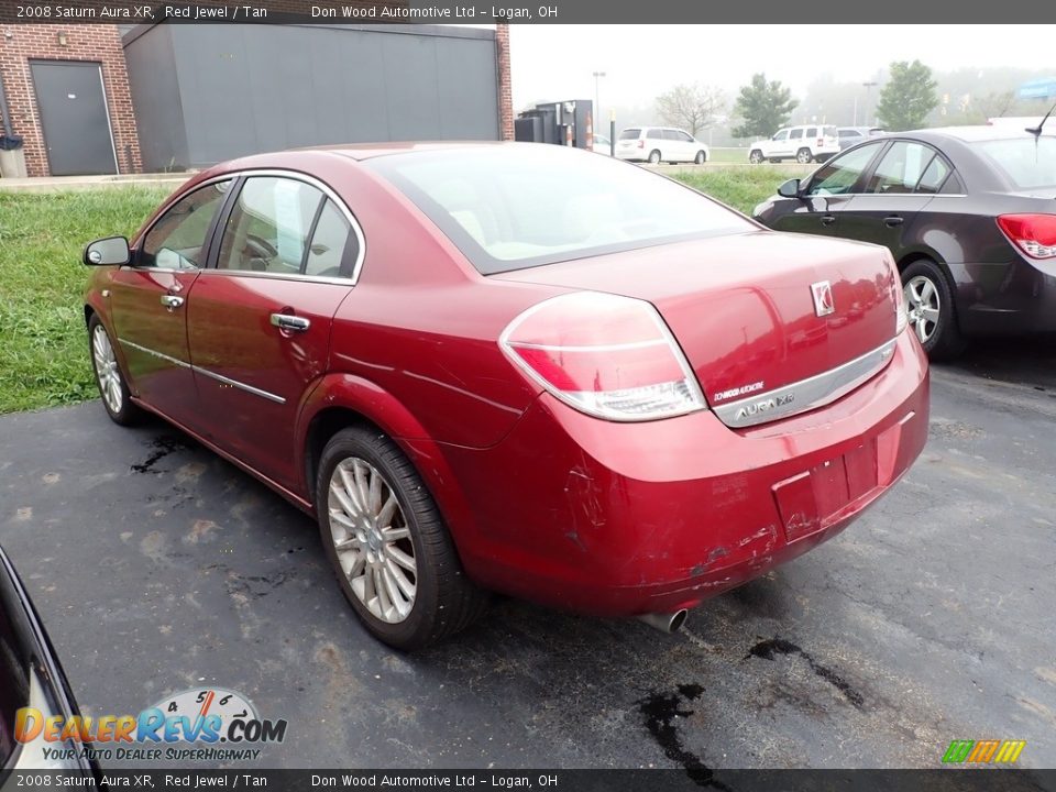 2008 Saturn Aura XR Red Jewel / Tan Photo #15