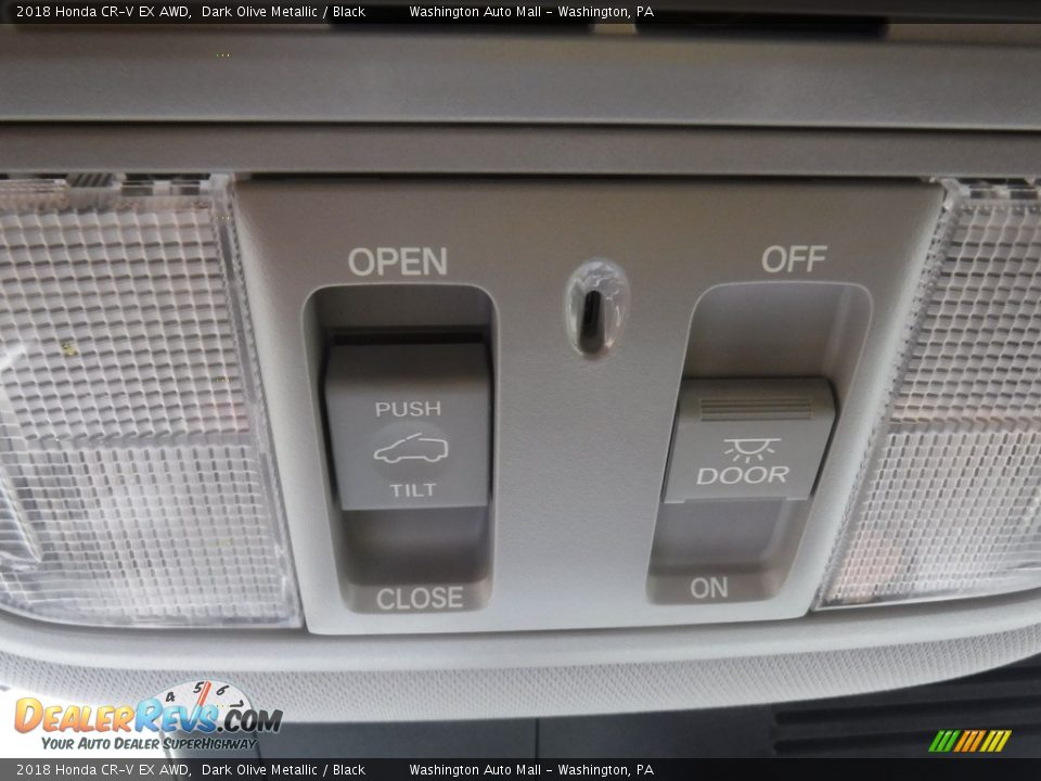 2018 Honda CR-V EX AWD Dark Olive Metallic / Black Photo #23