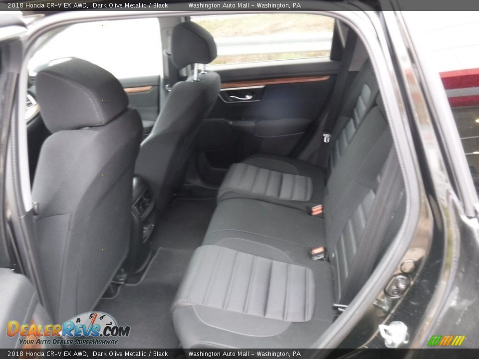 2018 Honda CR-V EX AWD Dark Olive Metallic / Black Photo #24