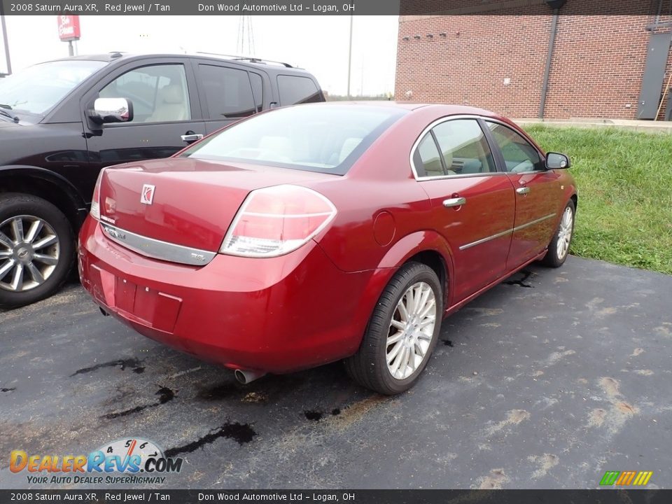 2008 Saturn Aura XR Red Jewel / Tan Photo #17