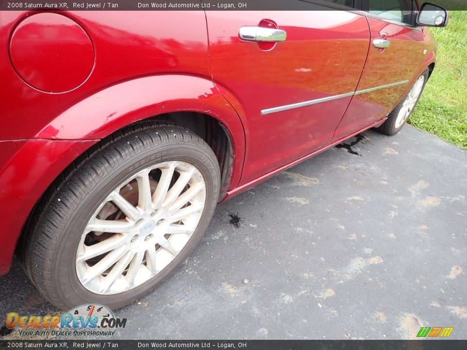 2008 Saturn Aura XR Red Jewel / Tan Photo #18