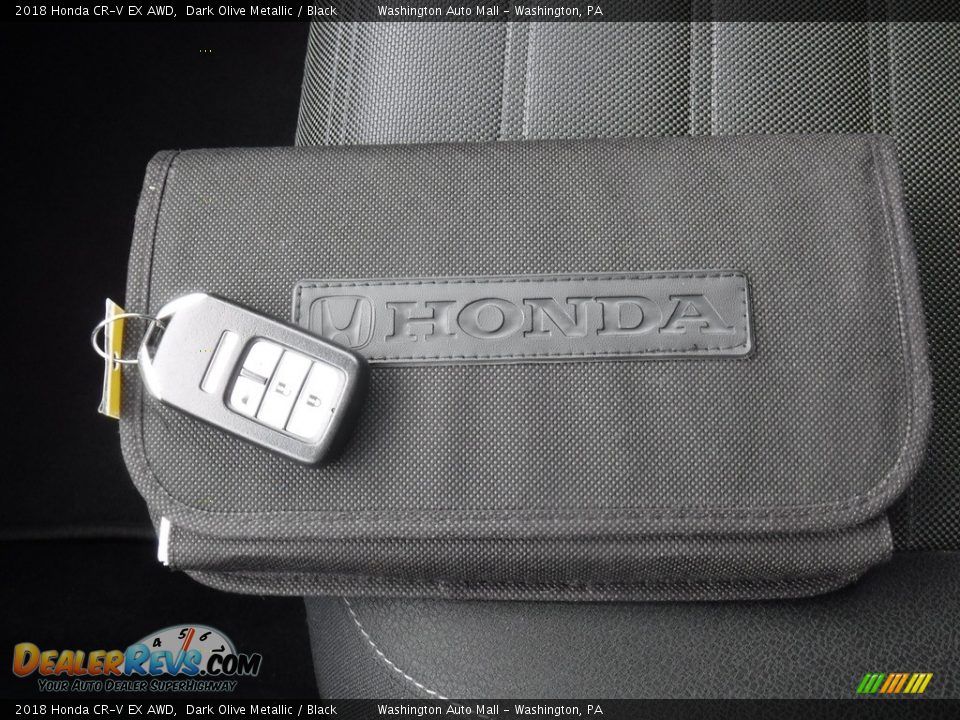 2018 Honda CR-V EX AWD Dark Olive Metallic / Black Photo #26