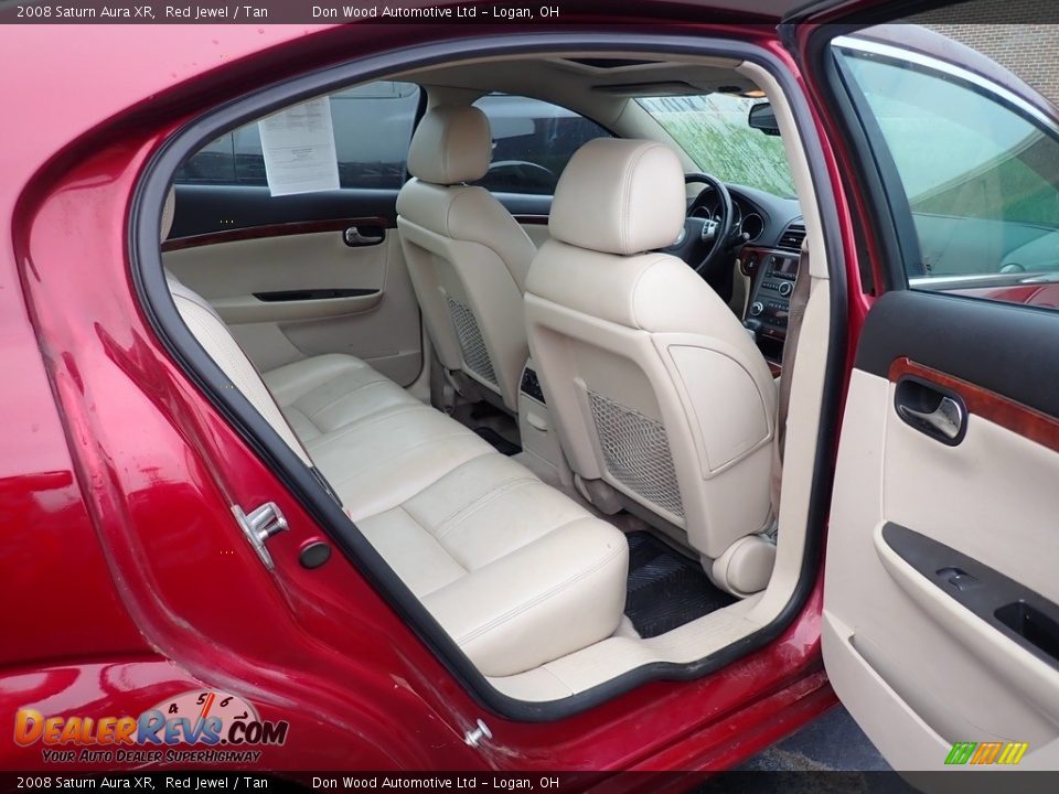 2008 Saturn Aura XR Red Jewel / Tan Photo #20