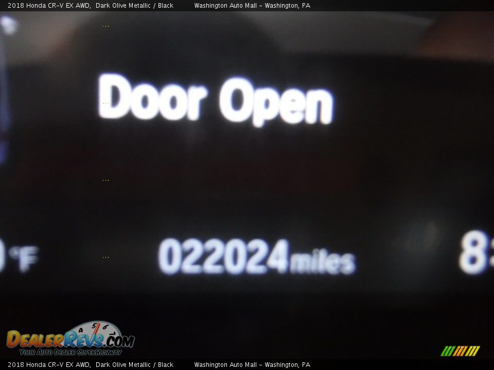 2018 Honda CR-V EX AWD Dark Olive Metallic / Black Photo #28