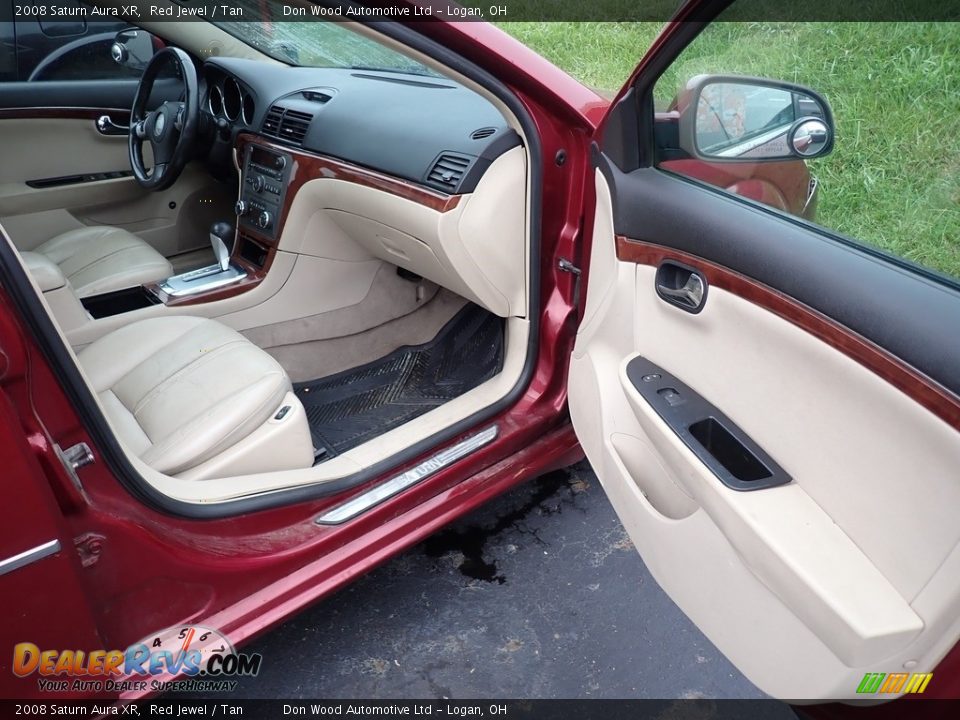 2008 Saturn Aura XR Red Jewel / Tan Photo #21