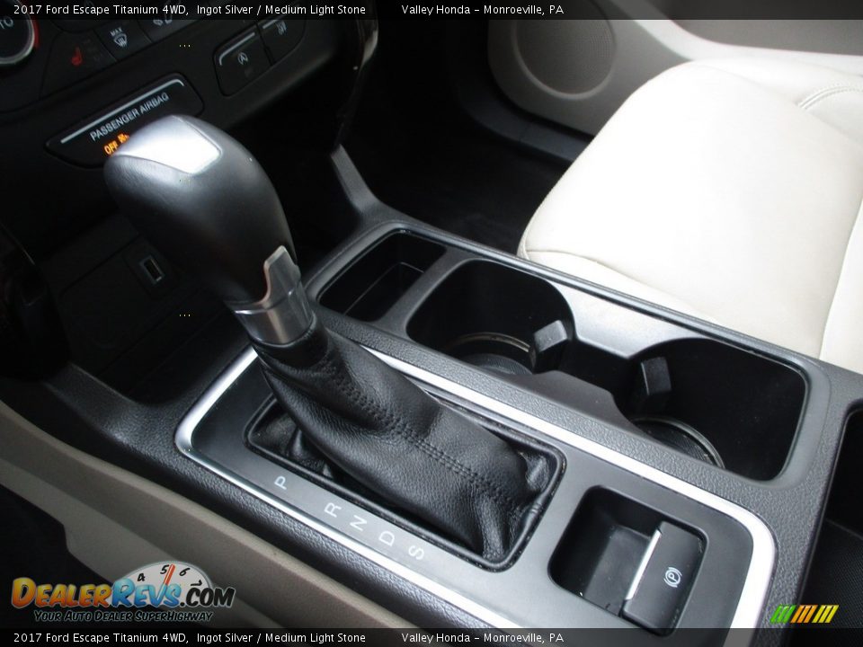2017 Ford Escape Titanium 4WD Ingot Silver / Medium Light Stone Photo #16