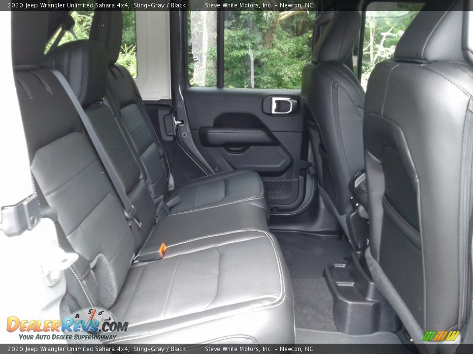 Rear Seat of 2020 Jeep Wrangler Unlimited Sahara 4x4 Photo #18