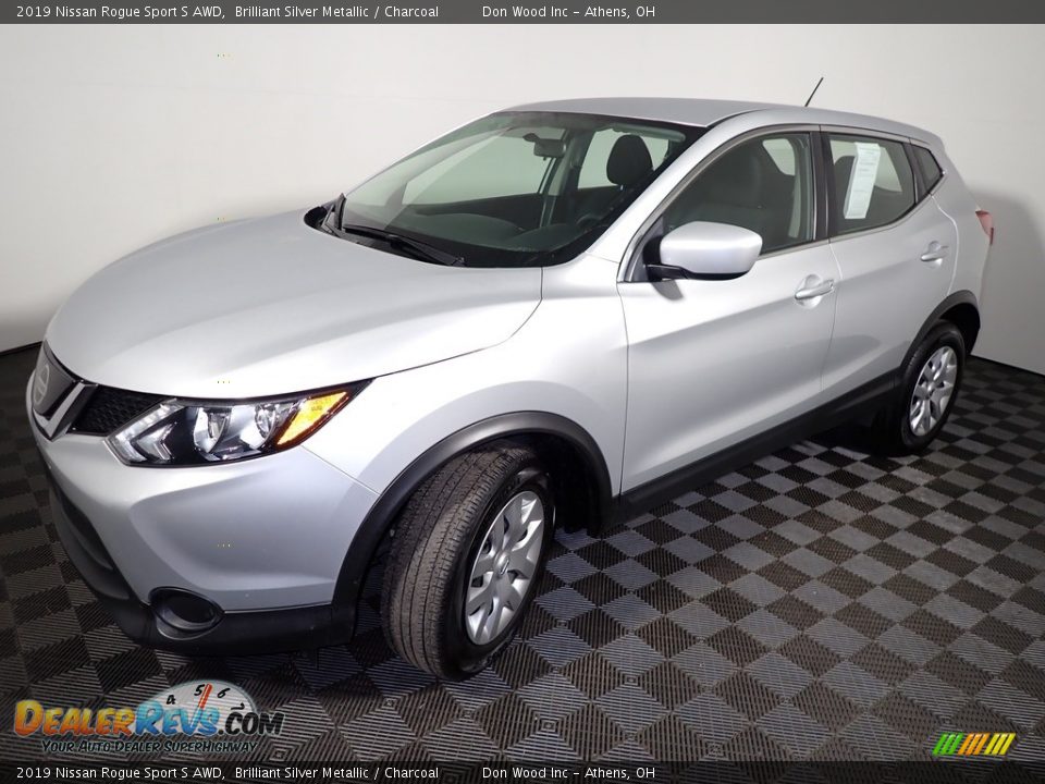 2019 Nissan Rogue Sport S AWD Brilliant Silver Metallic / Charcoal Photo #7