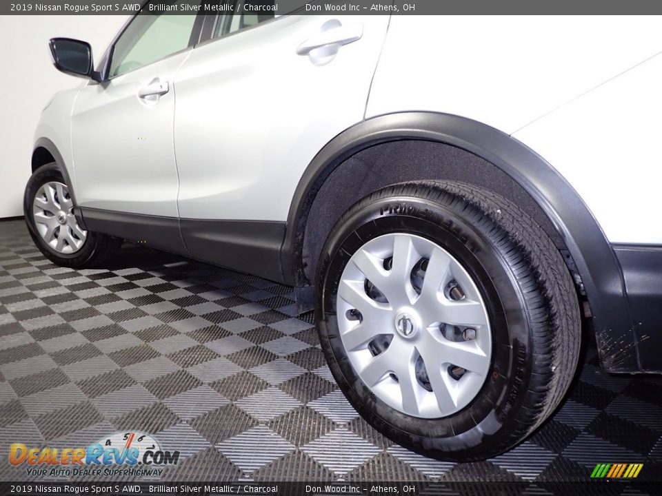 2019 Nissan Rogue Sport S AWD Brilliant Silver Metallic / Charcoal Photo #10