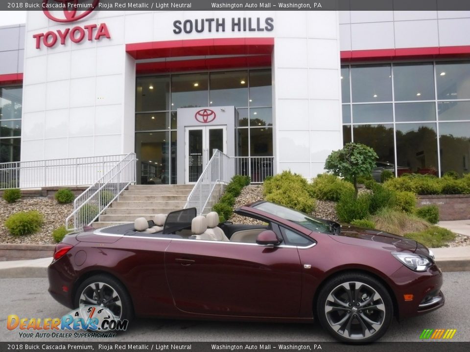 2018 Buick Cascada Premium Rioja Red Metallic / Light Neutral Photo #12