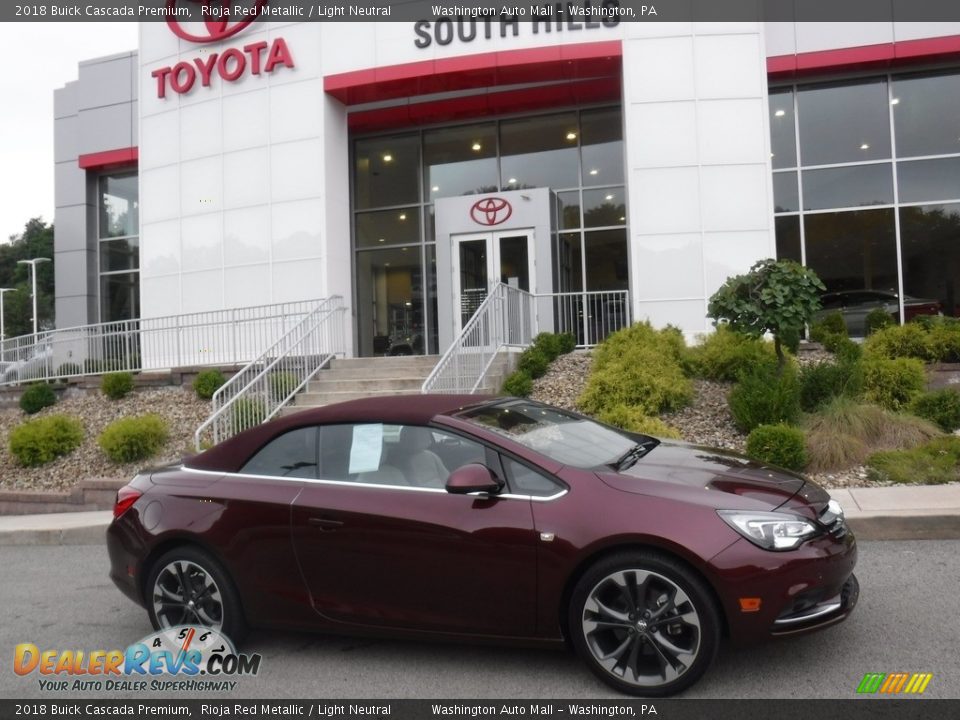 2018 Buick Cascada Premium Rioja Red Metallic / Light Neutral Photo #13