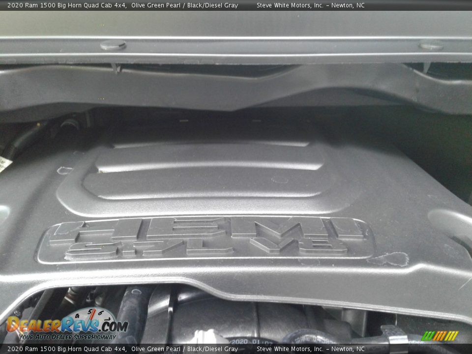 2020 Ram 1500 Big Horn Quad Cab 4x4 Olive Green Pearl / Black/Diesel Gray Photo #10