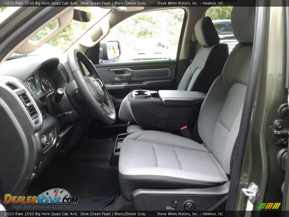 2020 Ram 1500 Big Horn Quad Cab 4x4 Olive Green Pearl / Black/Diesel Gray Photo #11