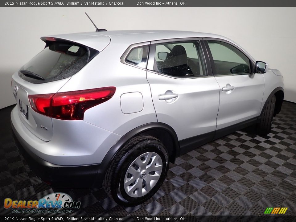 2019 Nissan Rogue Sport S AWD Brilliant Silver Metallic / Charcoal Photo #14