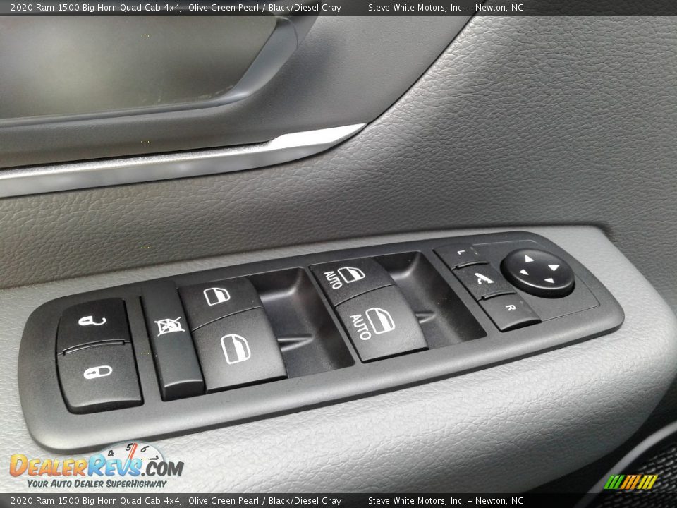 2020 Ram 1500 Big Horn Quad Cab 4x4 Olive Green Pearl / Black/Diesel Gray Photo #12