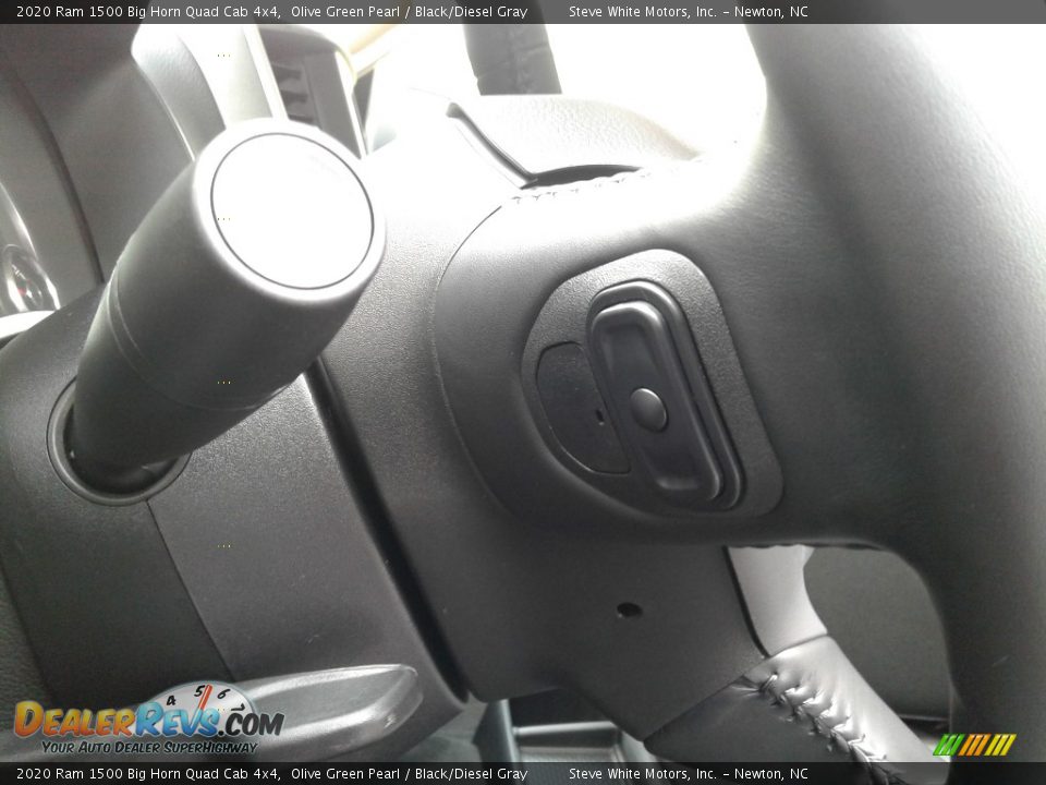 2020 Ram 1500 Big Horn Quad Cab 4x4 Olive Green Pearl / Black/Diesel Gray Photo #13