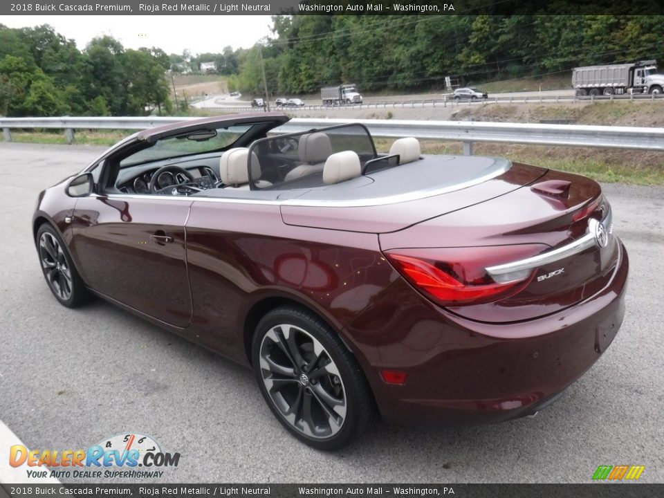 2018 Buick Cascada Premium Rioja Red Metallic / Light Neutral Photo #18