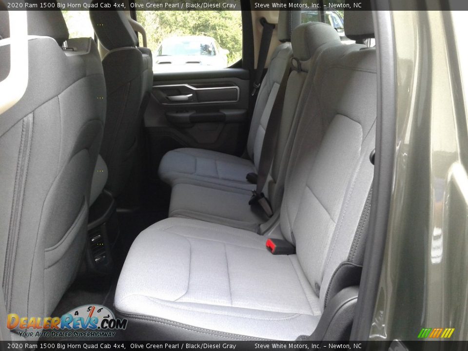 2020 Ram 1500 Big Horn Quad Cab 4x4 Olive Green Pearl / Black/Diesel Gray Photo #14