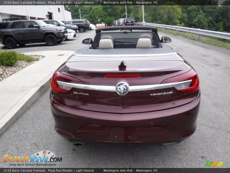 2018 Buick Cascada Premium Rioja Red Metallic / Light Neutral Photo #19