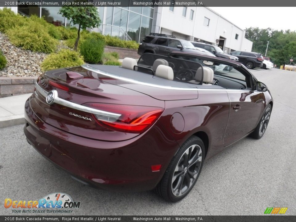 2018 Buick Cascada Premium Rioja Red Metallic / Light Neutral Photo #20