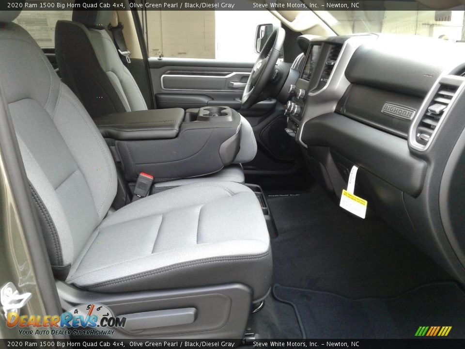 2020 Ram 1500 Big Horn Quad Cab 4x4 Olive Green Pearl / Black/Diesel Gray Photo #18