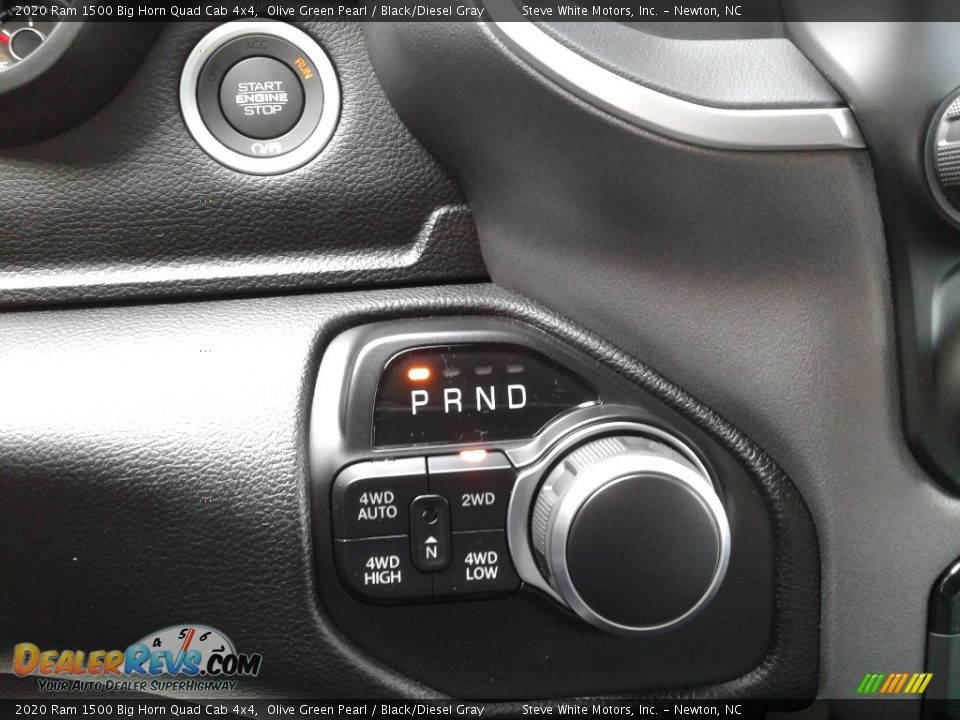 2020 Ram 1500 Big Horn Quad Cab 4x4 Olive Green Pearl / Black/Diesel Gray Photo #22