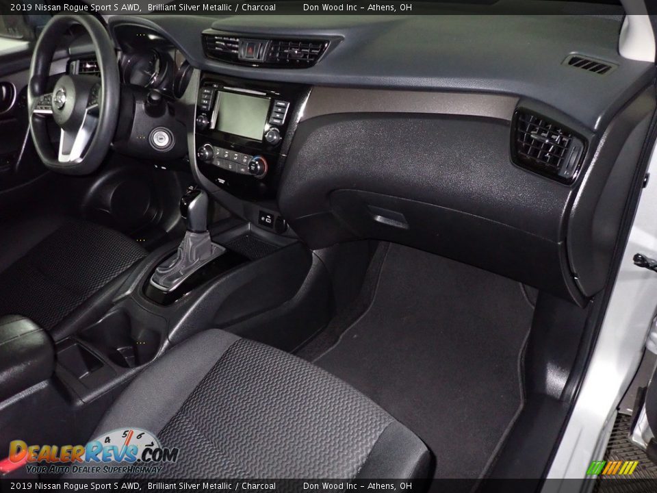 2019 Nissan Rogue Sport S AWD Brilliant Silver Metallic / Charcoal Photo #26