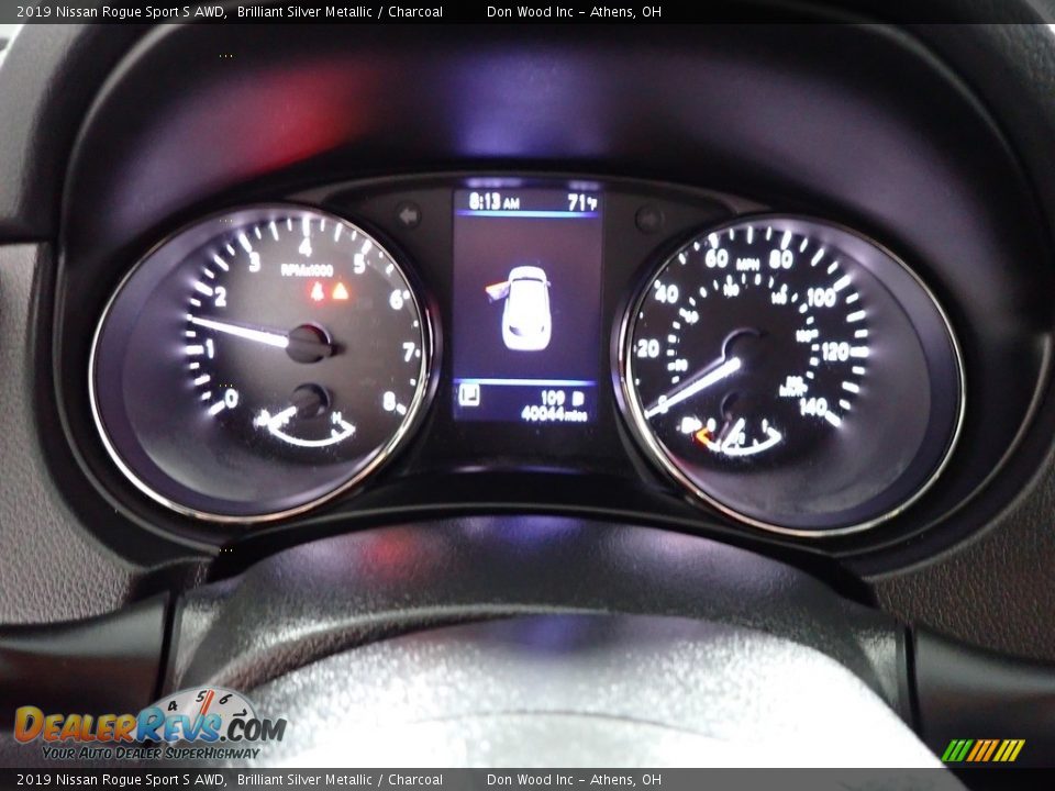 2019 Nissan Rogue Sport S AWD Brilliant Silver Metallic / Charcoal Photo #27