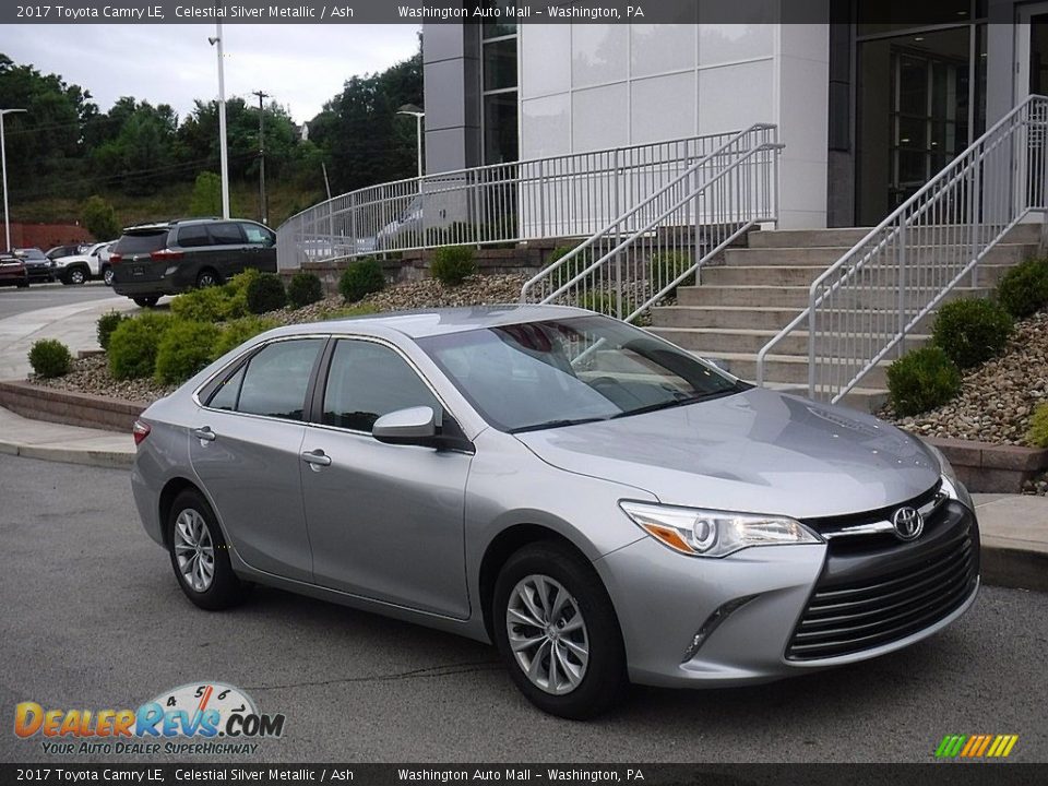 2017 Toyota Camry LE Celestial Silver Metallic / Ash Photo #1