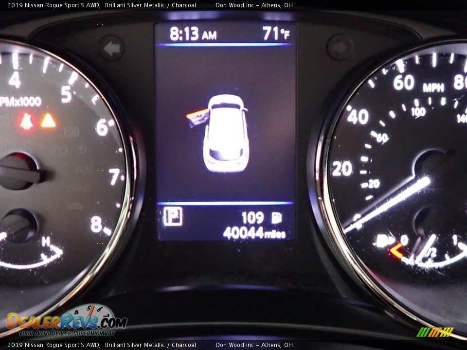 2019 Nissan Rogue Sport S AWD Brilliant Silver Metallic / Charcoal Photo #28