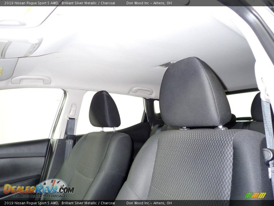 2019 Nissan Rogue Sport S AWD Brilliant Silver Metallic / Charcoal Photo #31