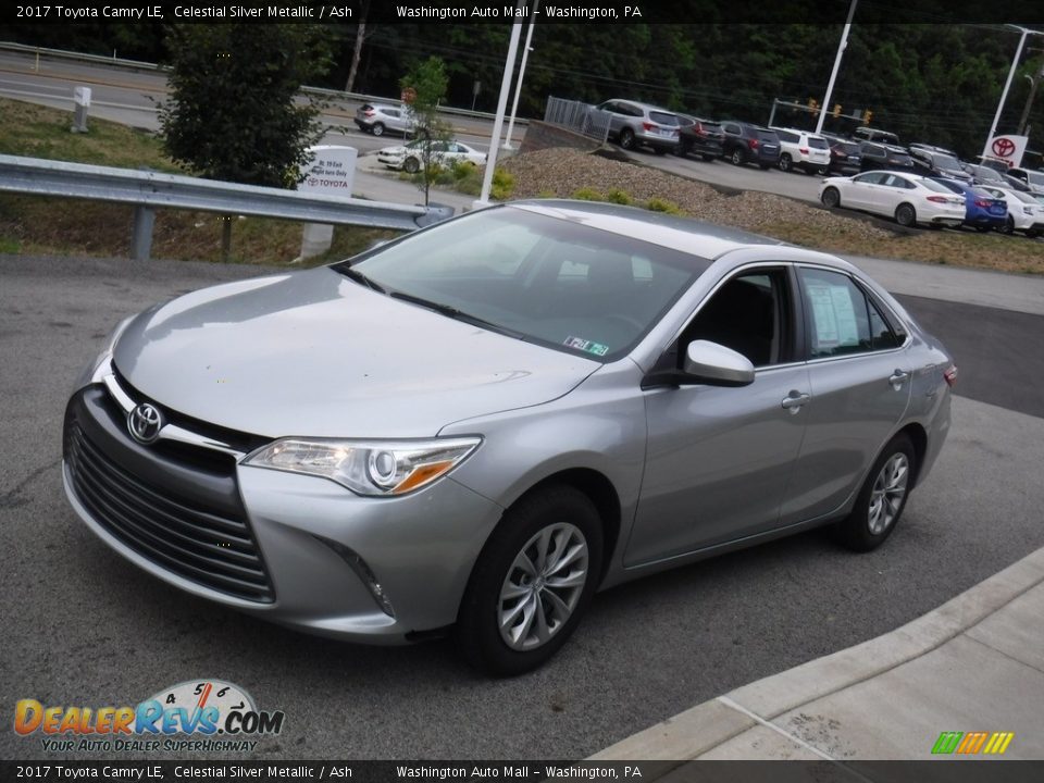 2017 Toyota Camry LE Celestial Silver Metallic / Ash Photo #5