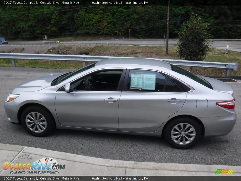 2017 Toyota Camry LE Celestial Silver Metallic / Ash Photo #6