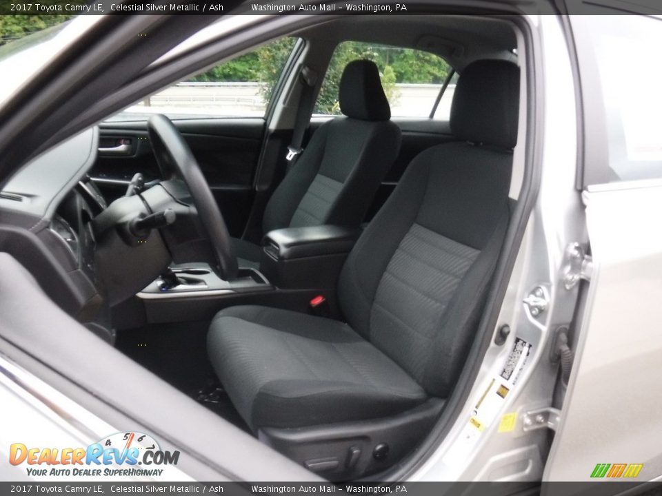 2017 Toyota Camry LE Celestial Silver Metallic / Ash Photo #12