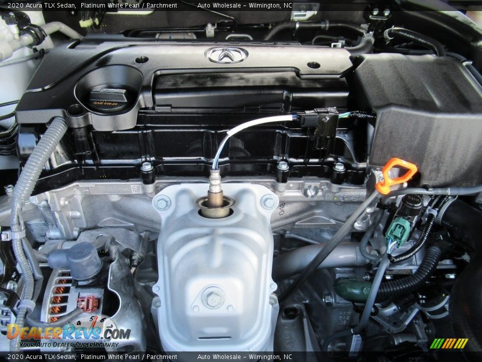 2020 Acura TLX Sedan Platinum White Pearl / Parchment Photo #6