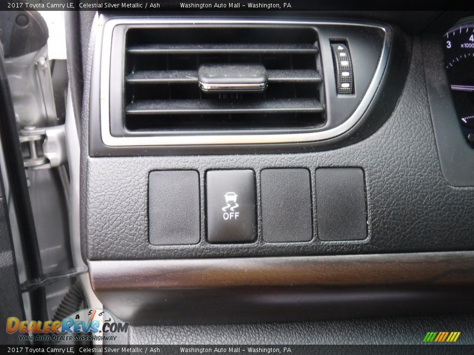 2017 Toyota Camry LE Celestial Silver Metallic / Ash Photo #14