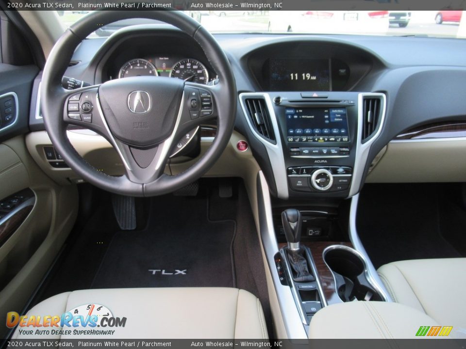 2020 Acura TLX Sedan Platinum White Pearl / Parchment Photo #15
