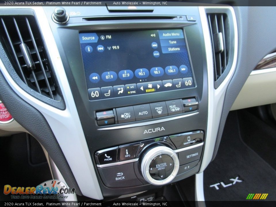 2020 Acura TLX Sedan Platinum White Pearl / Parchment Photo #17