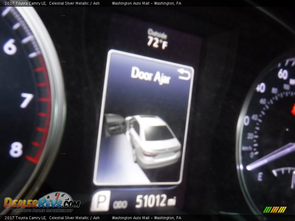 2017 Toyota Camry LE Celestial Silver Metallic / Ash Photo #27