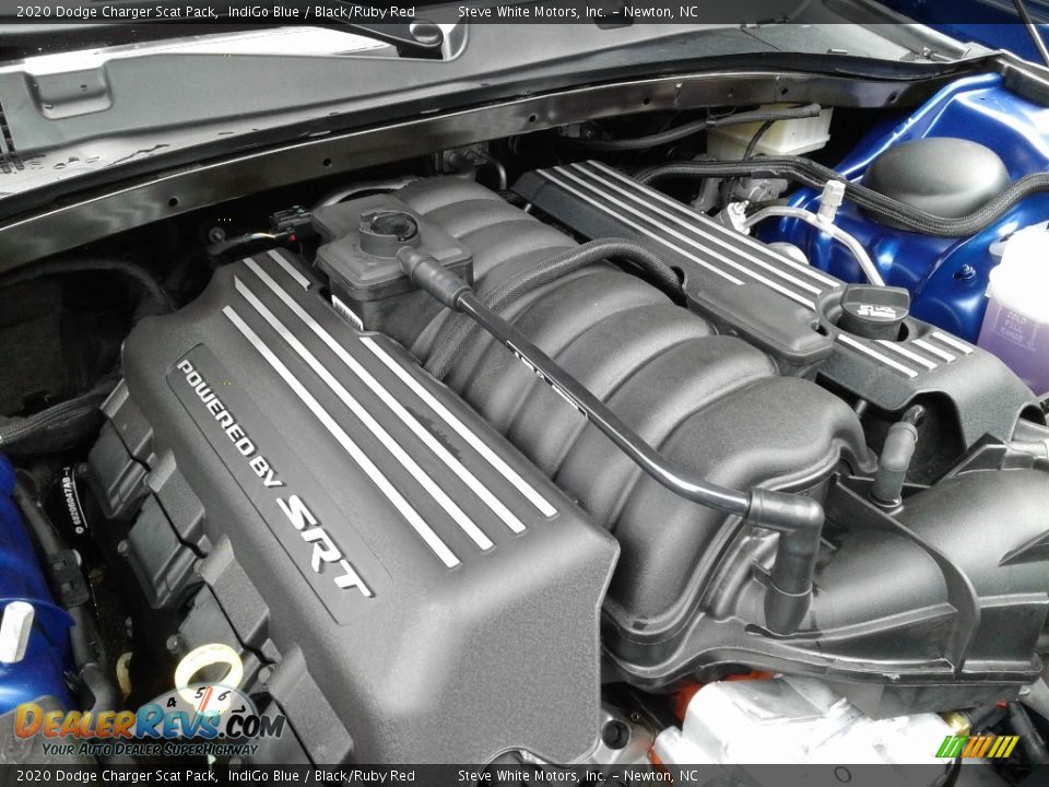 2020 Dodge Charger Scat Pack IndiGo Blue / Black/Ruby Red Photo #9