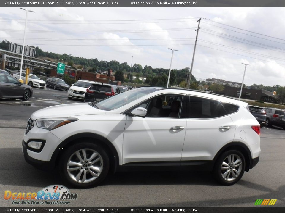 Frost White Pearl 2014 Hyundai Santa Fe Sport 2.0T AWD Photo #7