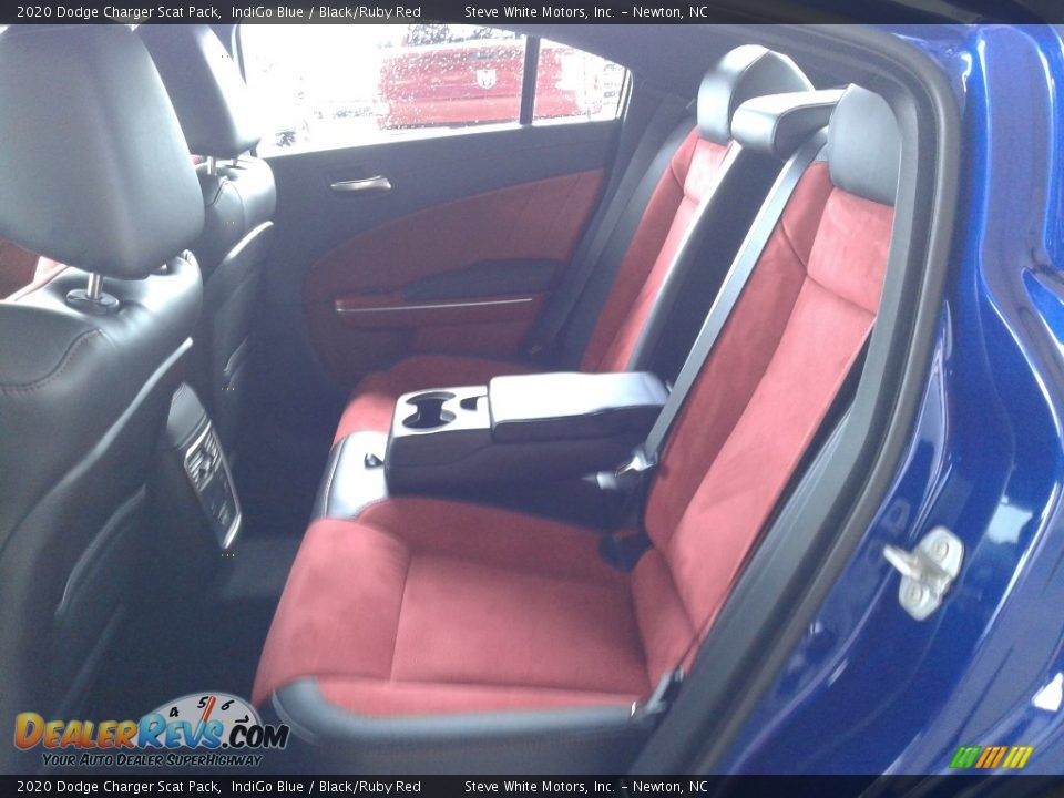 2020 Dodge Charger Scat Pack IndiGo Blue / Black/Ruby Red Photo #13