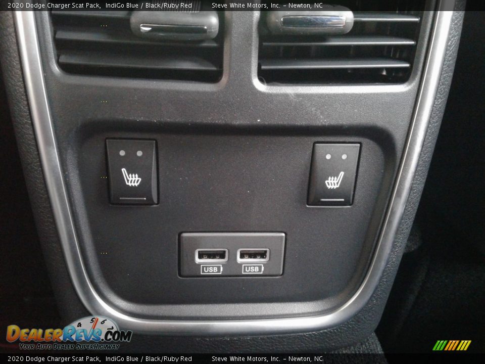 2020 Dodge Charger Scat Pack IndiGo Blue / Black/Ruby Red Photo #14
