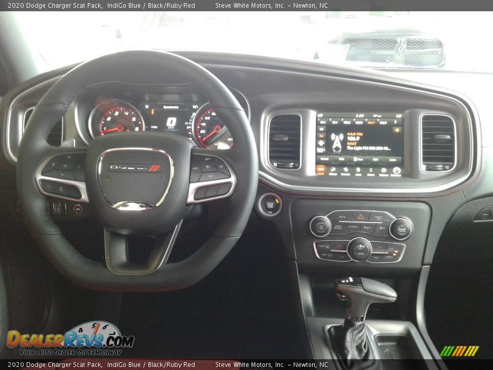 2020 Dodge Charger Scat Pack IndiGo Blue / Black/Ruby Red Photo #18
