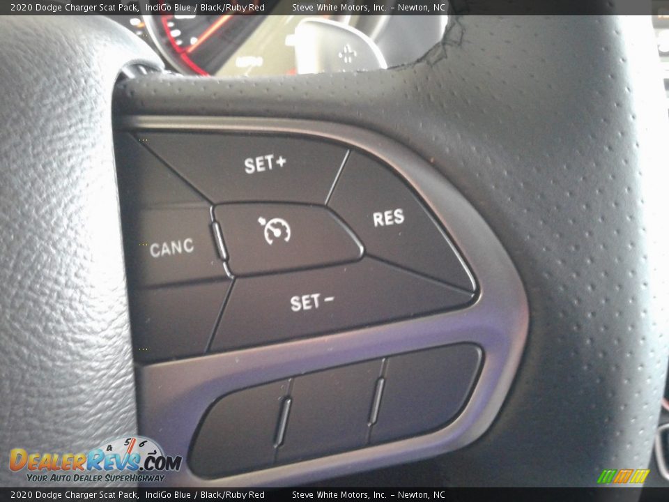2020 Dodge Charger Scat Pack IndiGo Blue / Black/Ruby Red Photo #20